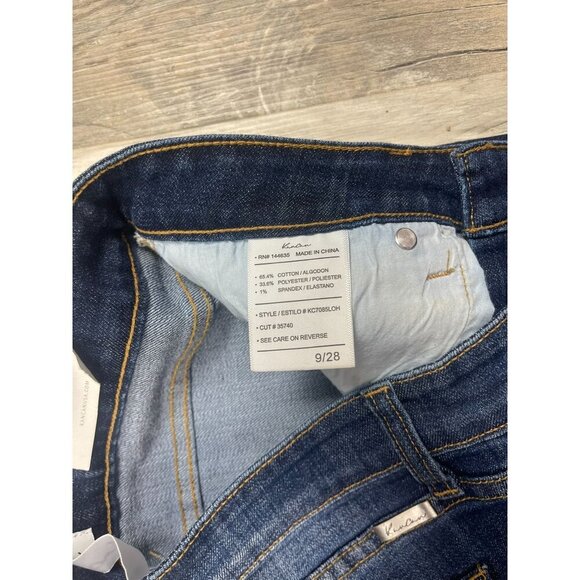 NEW KanCan Mid Rise Super Skinny Jeans 9 28 Dark Wash - Picture 5 of 8